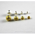 Nail Art Decoration Glitter Gold & Silver Pearl Material for nail decoration